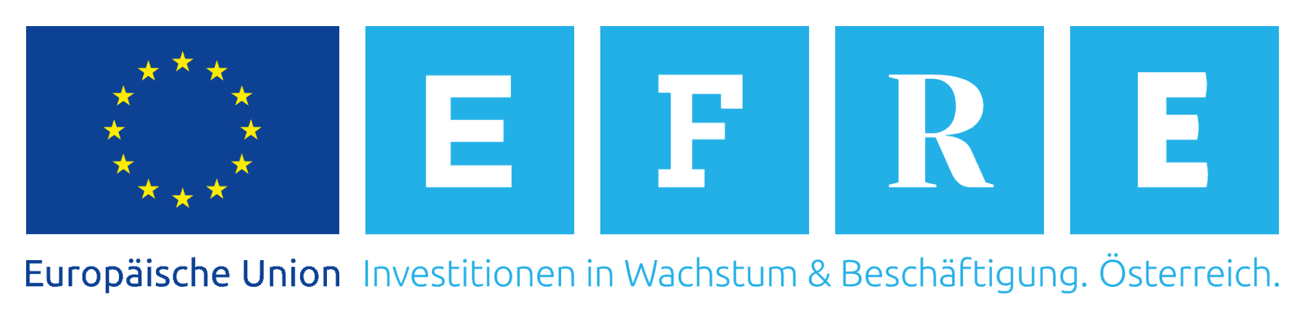 Logo des Europäischen Fonds für regionale Entwicklung / European Regional Development Fund logo